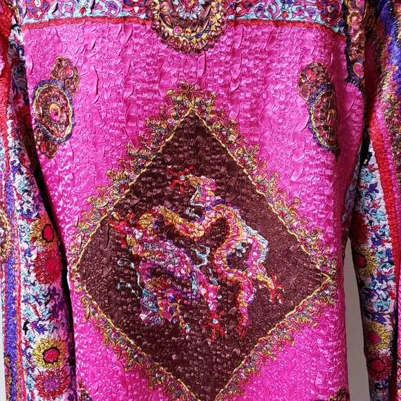 Vintage 90s Chinese tunic dress - Picture 4 of 8